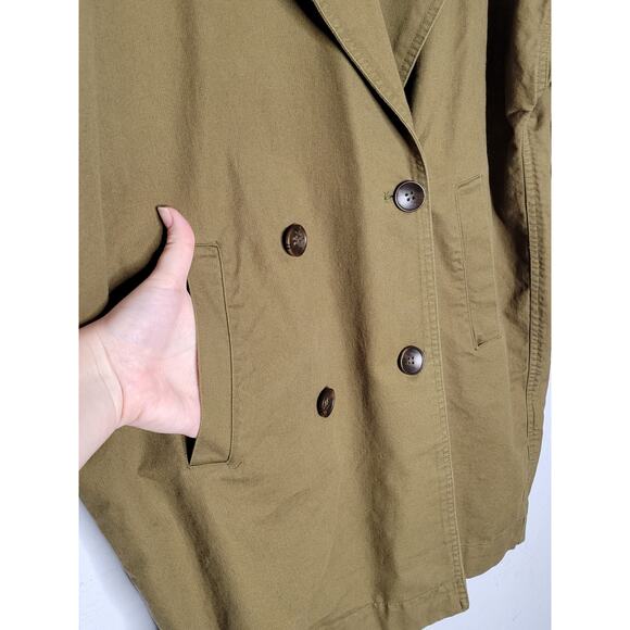 Silence + Noise UO Green Utility Jacket NEW Women's Medium - Picture 2 of 11